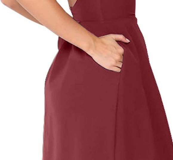 Women's Deep V Neck Adjustable Spaghetti Straps Su - Picture 3 of 8